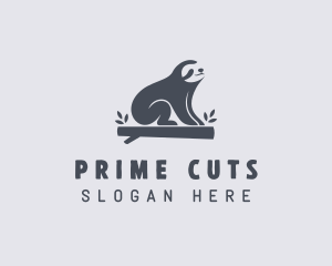 Sloth Animal Zoo logo design