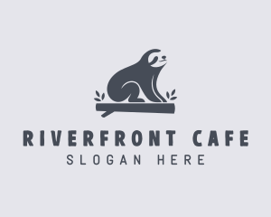 Sloth Animal Zoo logo design