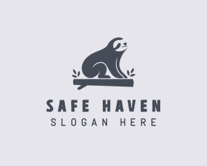 Sloth Animal Zoo logo design