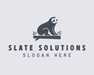 Sloth Animal Zoo logo design