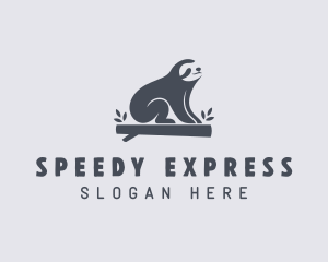 Sloth Animal Zoo logo design