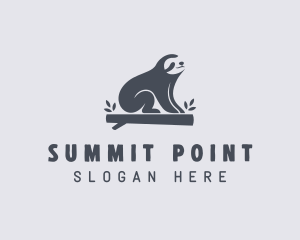 Sloth Animal Zoo logo design