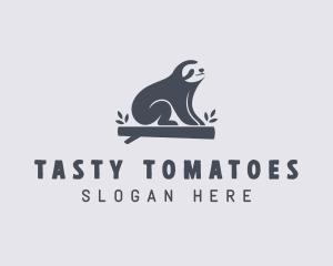 Sloth Animal Zoo logo design