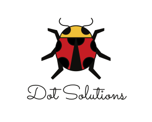 Dot - Geometric Lady Bug logo design