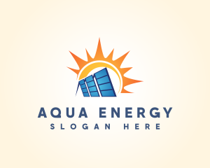 Sun Power Energy  logo design