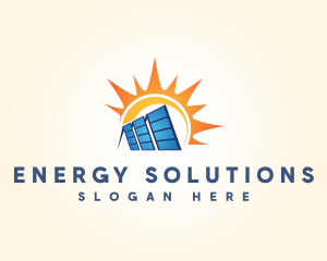 Sun Power Energy  logo design