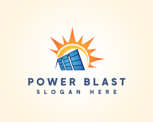 Sun Power Energy  logo design