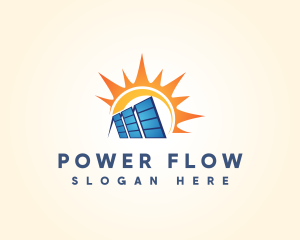 Sun Power Energy  logo design