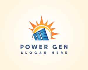 Generator - Sun Power Energy logo design