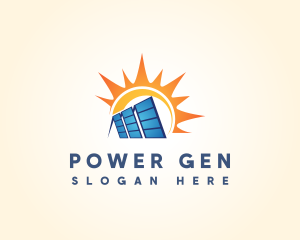 Sun Power Energy  logo design