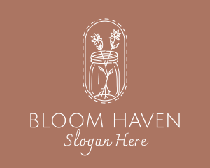 Aesthetic Floral Garden  logo design