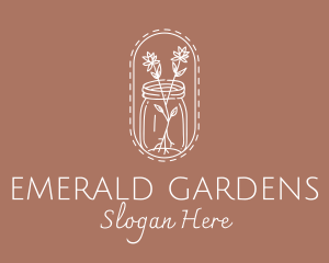 Aesthetic Floral Garden  logo design