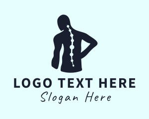 Spinal Column - Spinal Therapy Clinic logo design