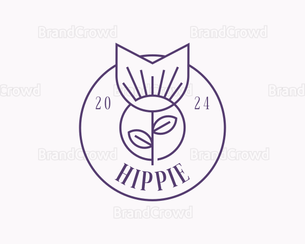 Floral Tulip Beauty Logo