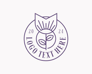 Boutique - Floral Tulip Beauty logo design