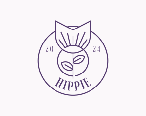 Floral Tulip Beauty Logo