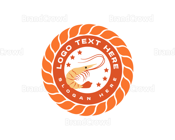 Seafood Cuisine Shrimp Logo