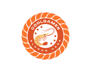 Seafood Cuisine Shrimp Logo