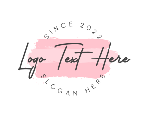 Branding - Makeup Boutique Wordmark logo design