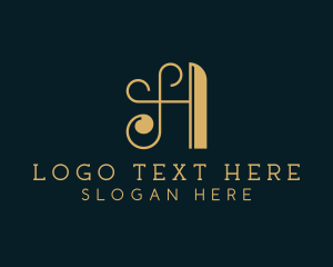 Fashion Designer - Golden Hotel Boutique logo design