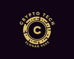 Crypto Currency Coin logo design