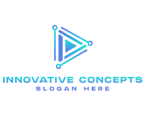 Tech Play Circuit Innovations logo design