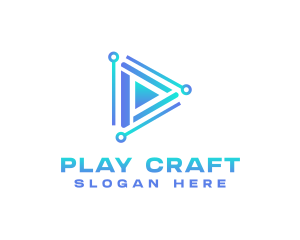 Tech Play Circuit Innovations logo design