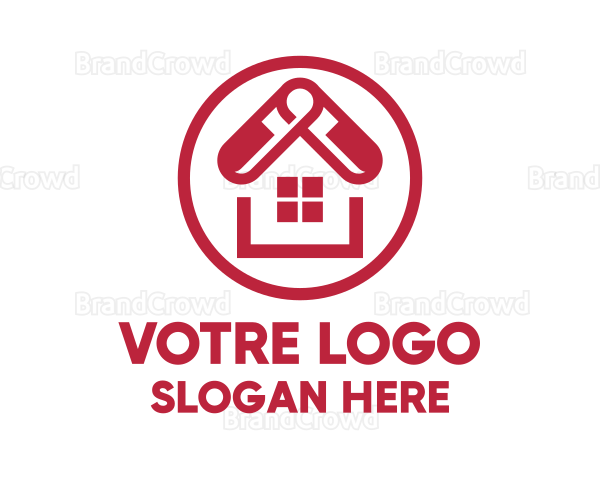 Red Pharmacy House Logo