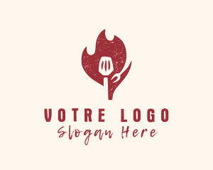 Restaurant - Hot Spatula Restaurant logo design