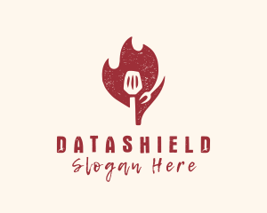 Diner - Hot Spatula Restaurant logo design