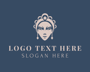 Tiara - Beige Goddess Jewelry logo design