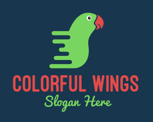 Fast Delivery Parrot logo design