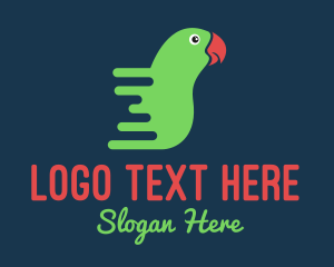 Turbo - Fast Delivery Parrot logo design