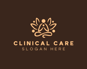 Meditation Floral Clinic logo design