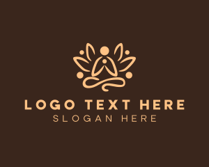 Therapy - Meditation Floral Clinic logo design