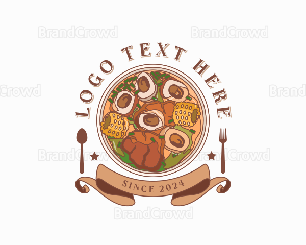 Filipino Beef Soup Restaurant Logo