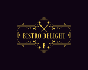 Fine Dining Restaurant Cutlery logo design