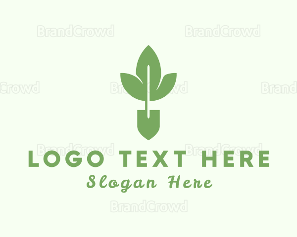 Garden Seedling Trowel Logo