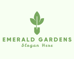 Garden Seedling Trowel logo design