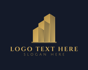 Office Building - Upscale Premium Building logo design