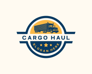 Trucking Cargo Delivery logo design