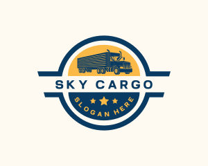 Trucking Cargo Delivery logo design