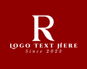 Typography - Elegant Premium Marketing logo design