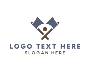 Butcher - Axe Lumberjack Hatchet logo design