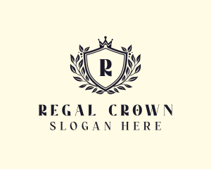 Royalty - Crown Royalty Shield logo design