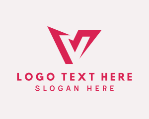 Letter V - Logistics Freight Courier logo design