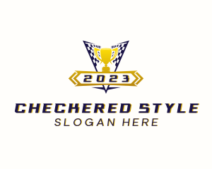 Checkered - Racer Flag Tournament logo design