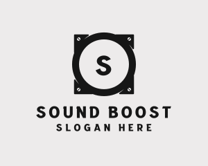 Speaker Audio Sound System logo design