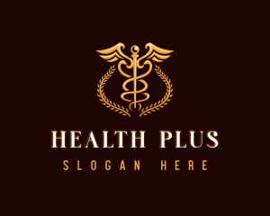 Medical Caduceus Health logo design