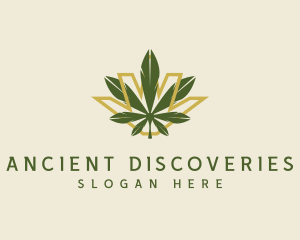 Cannabis Leaf Plant logo design